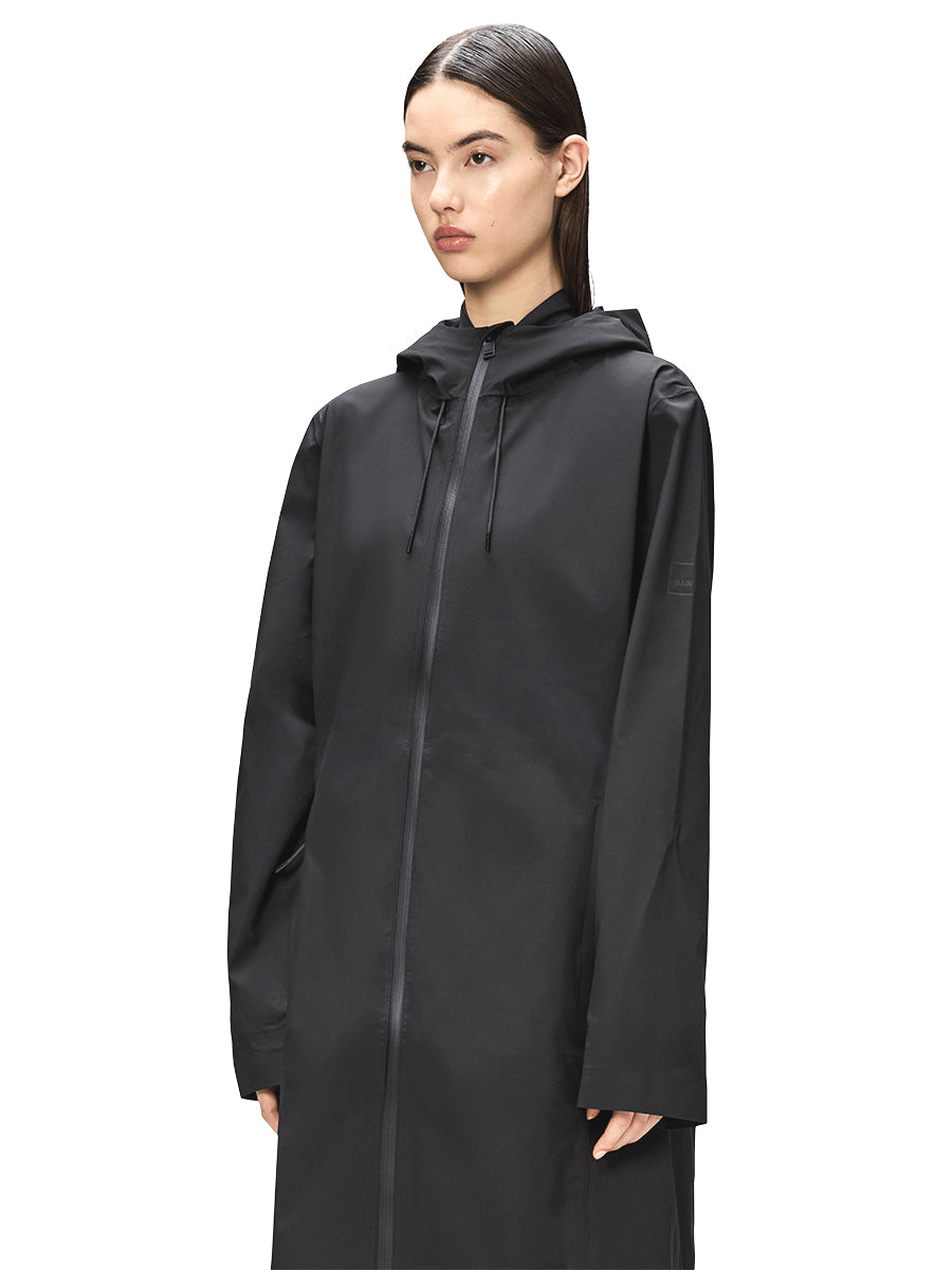 Suva Hardshell Long Jacket - Black