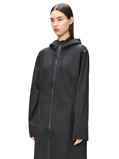 Suva Hardshell Long Jacket - Black