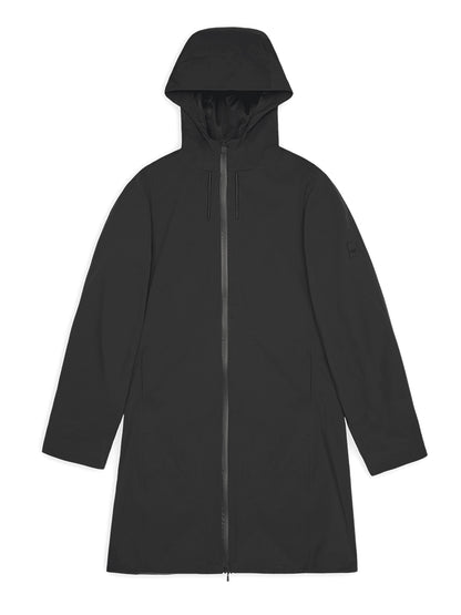 Suva Hardshell Long Jacket - Black