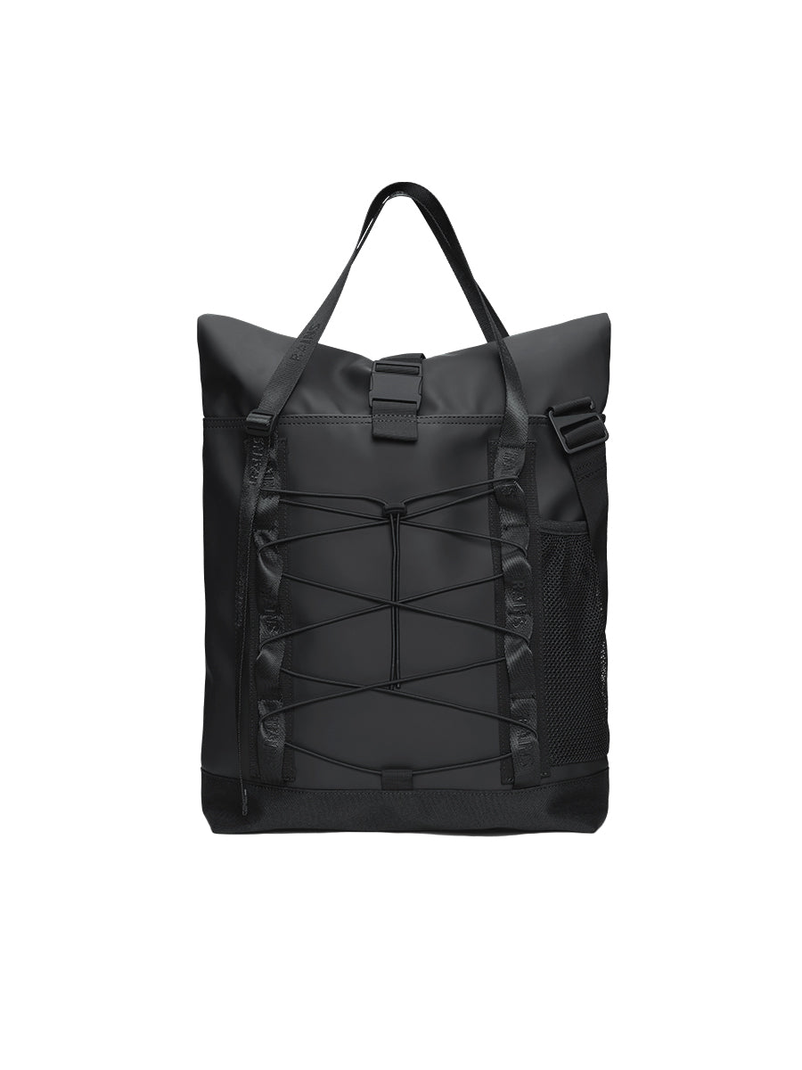 Trail Rolltop Tote Bag - Black