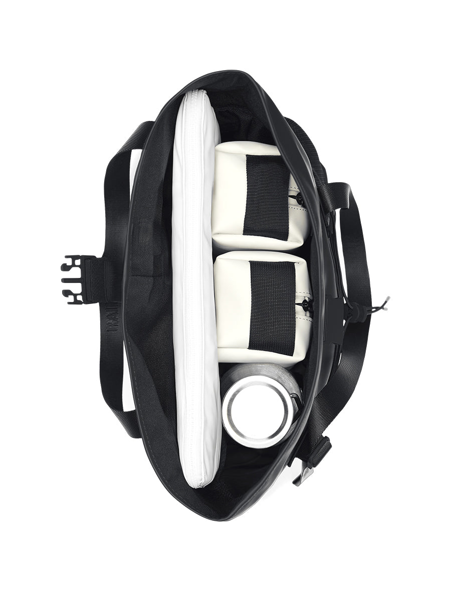 Trail Rolltop Tote Bag - Black