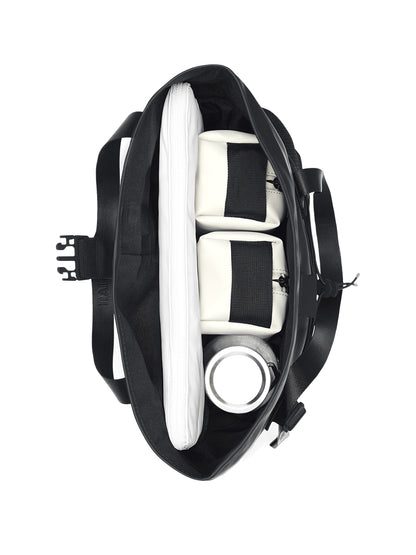 Trail Rolltop Tote Bag - Black