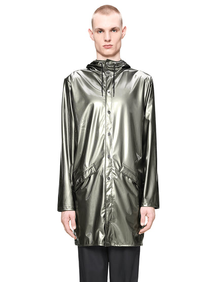 Unisex Long Rain Jacket - Raven