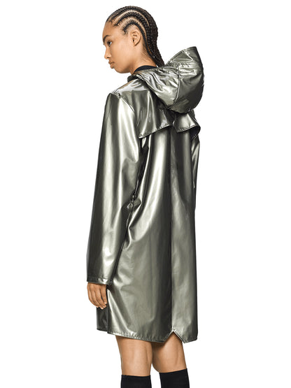 Unisex Long Rain Jacket - Raven