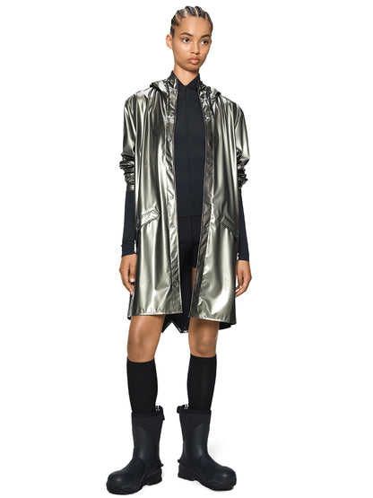 Unisex Long Rain Jacket - Raven