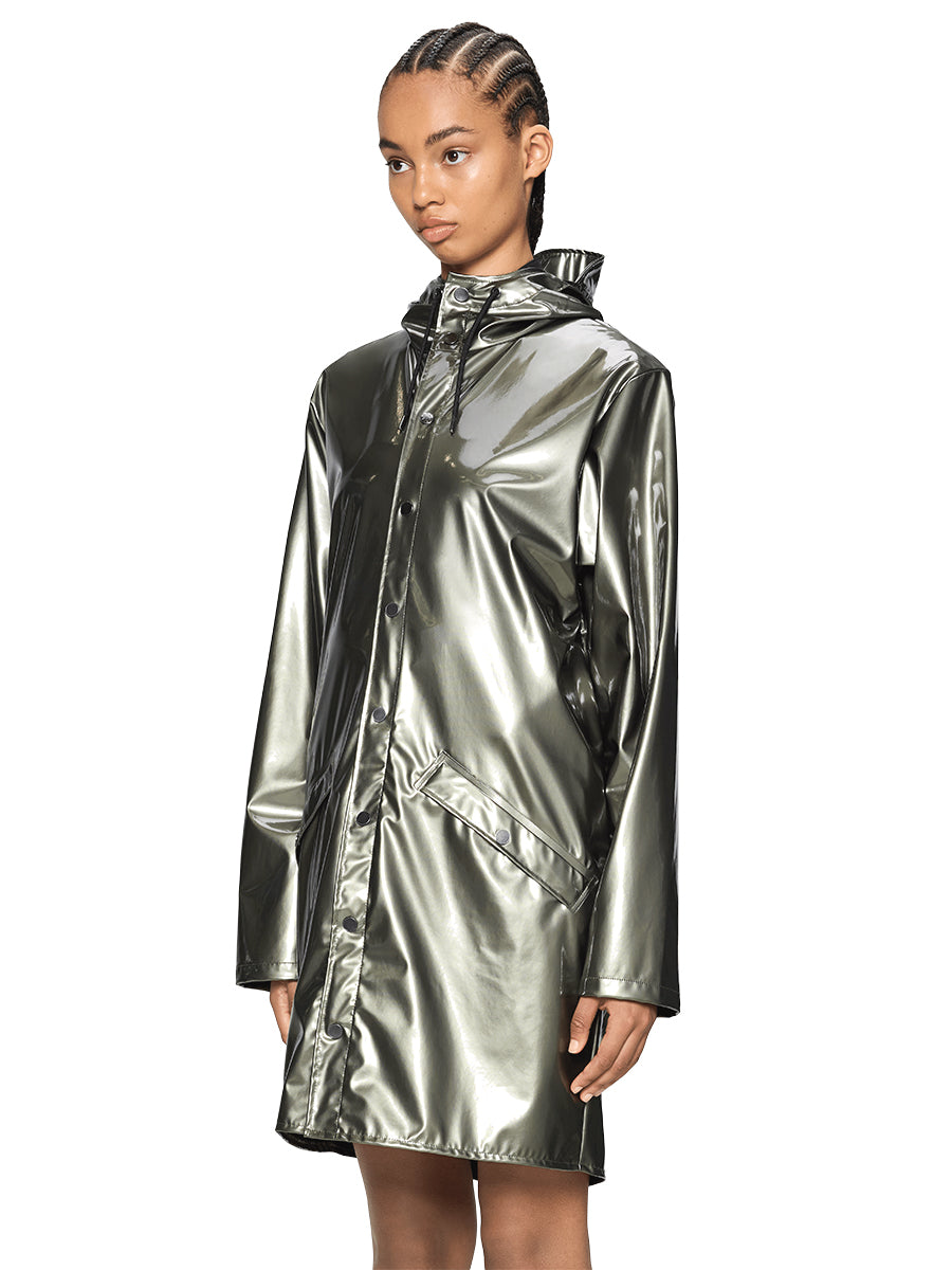 Unisex Long Rain Jacket - Raven