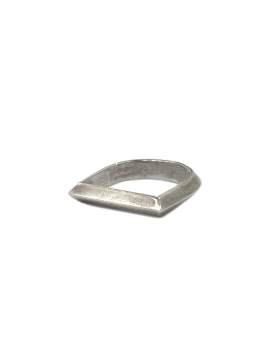 Knife-Edge Flat Top Ring - Sterling