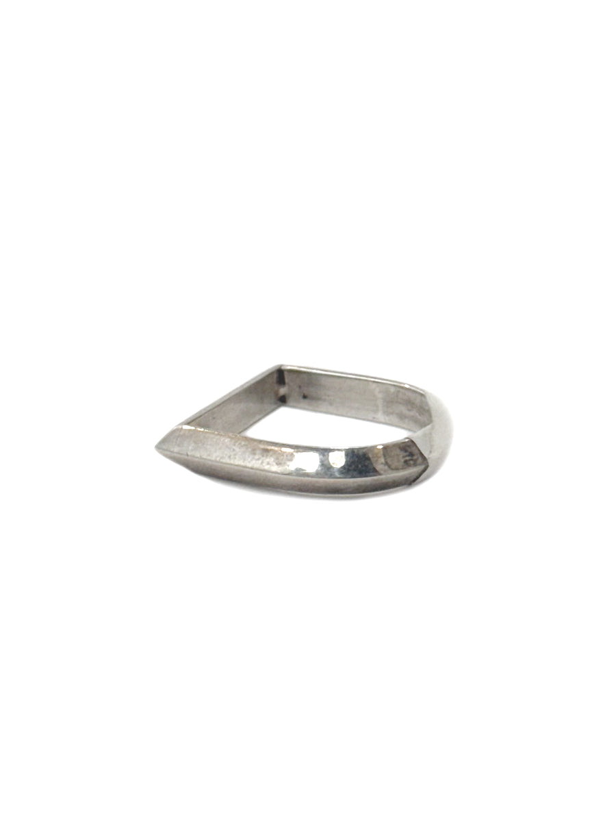 Knife-Edge Flat Top Ring - Sterling