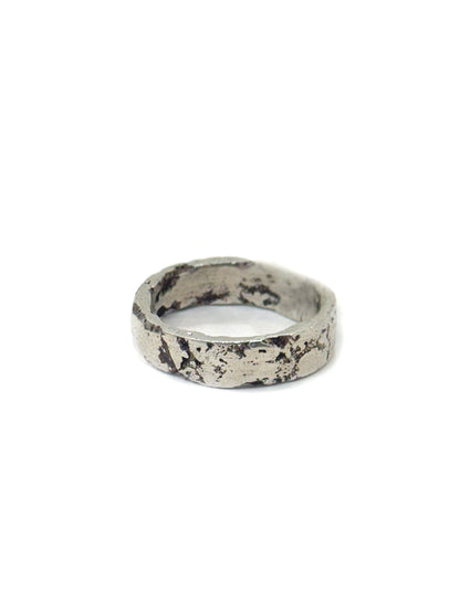 Molten Sterling Silver Band