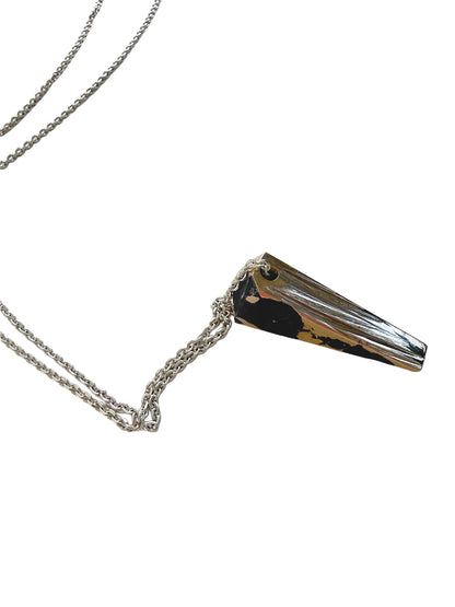 Sculpture Series Medium Bronze Spike Pendant Necklace