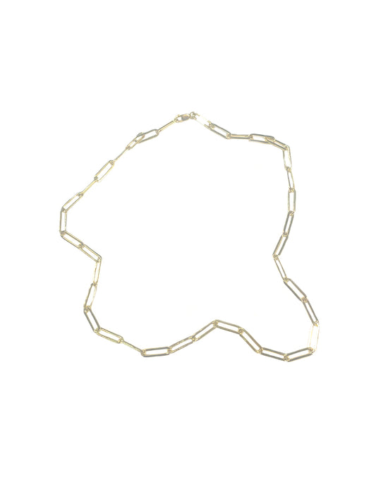 16" Paperclip Chain - Gold Fill