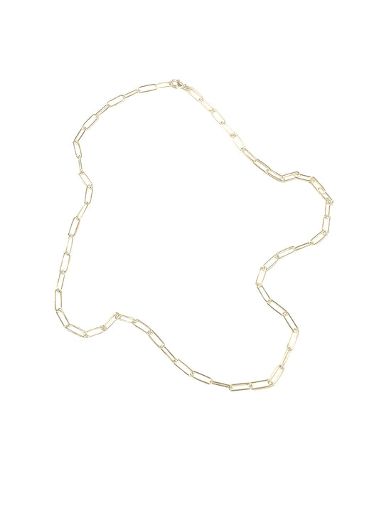 20" Paperclip Chain - Gold Fill