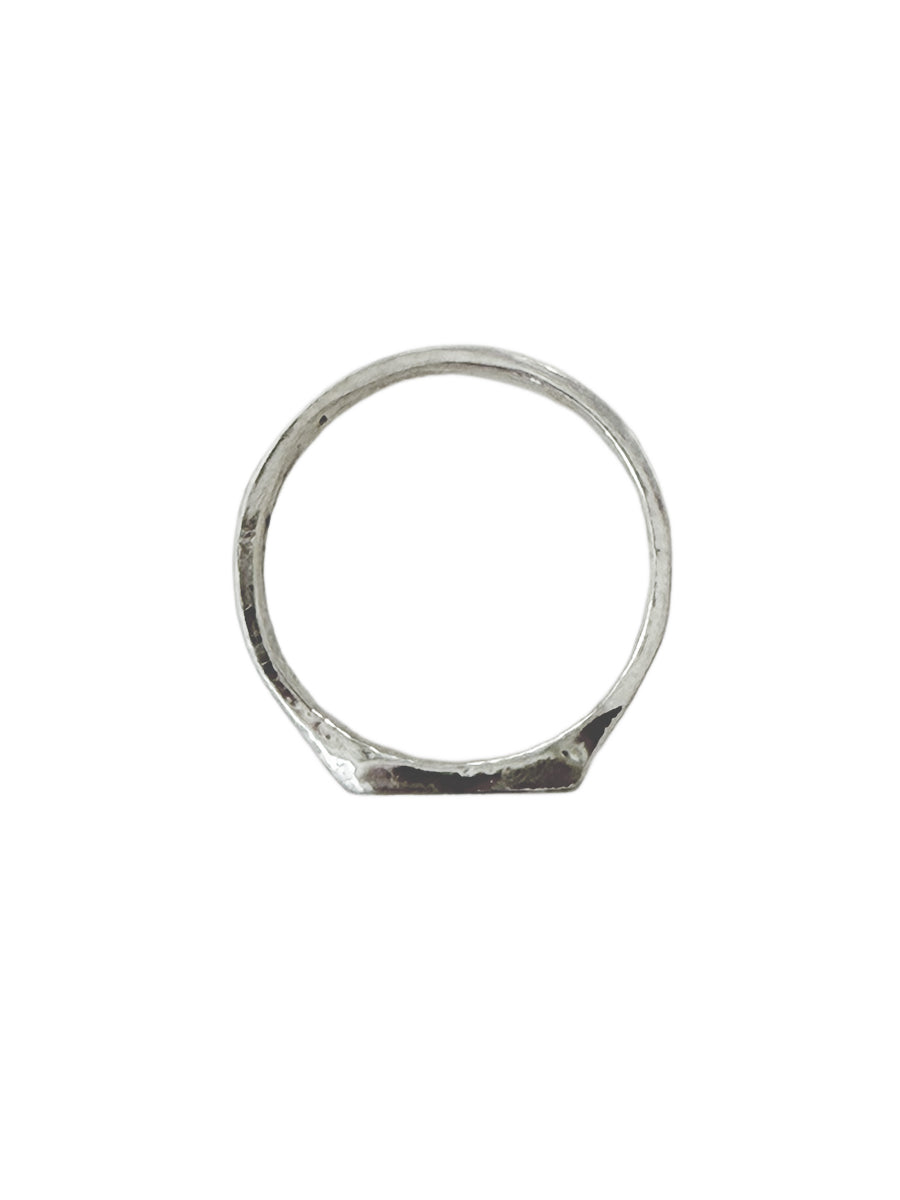 Square Sterling Silver Signet Ring