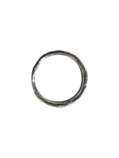 Molten Silver Ring- Size 8.5