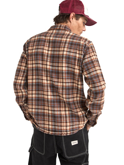 Albert Check Long Sleeve Shirt - Almond Plaid