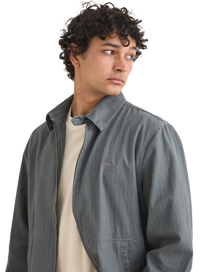 Awake Herringbone Jacket - Charcoal