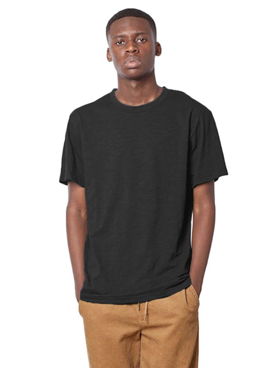 Basic Slub T-Shirt - Black