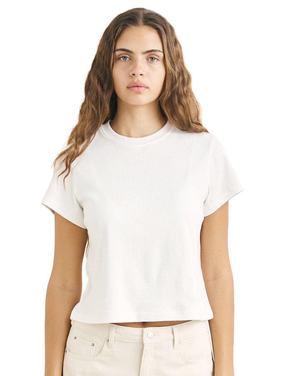 Bennie Pointelle Tee - White