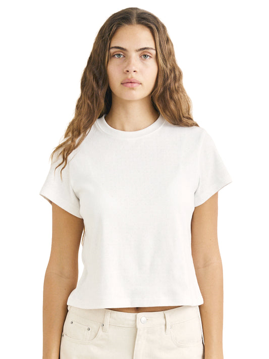 Bennie Pointelle Tee - White