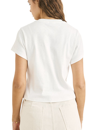 Bennie Pointelle Tee - White