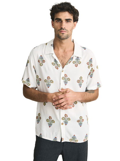 Bouquet Short Sleeve Shirt - Natural