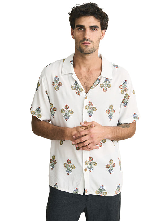 Bouquet Short Sleeve Shirt - Natural