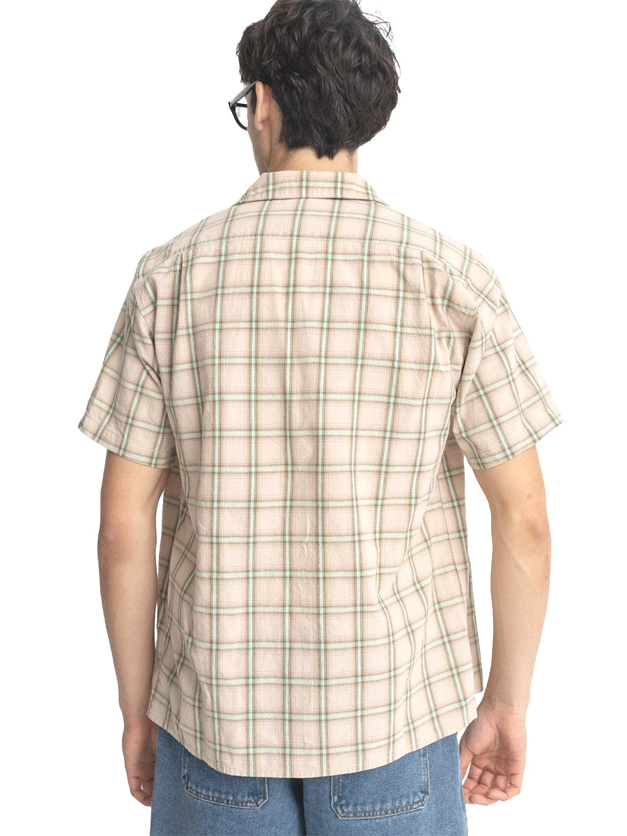 Check Short Sleeve Shirt - Sand