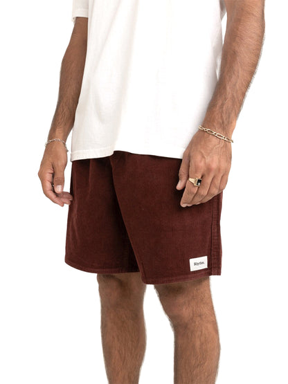 Classic Cord Jam Short - Merlot