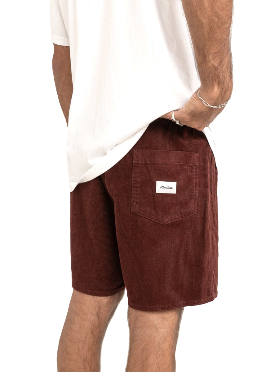 Classic Cord Jam Short - Merlot