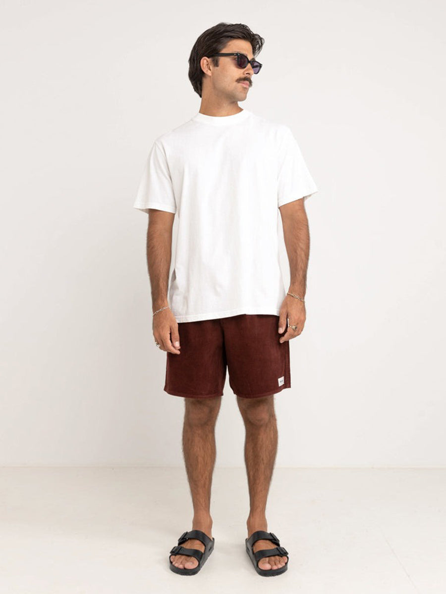 Classic Cord Jam Short - Merlot