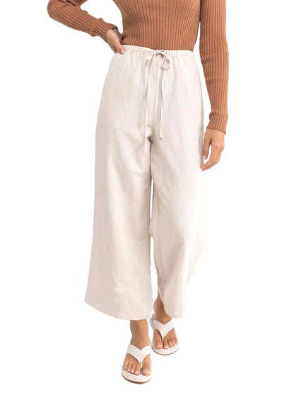 Classic Drawstring Pant - Oat