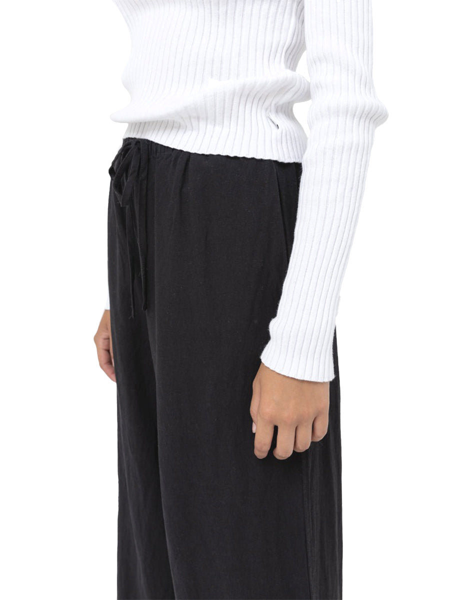 Classic Drawstring Pants - Black