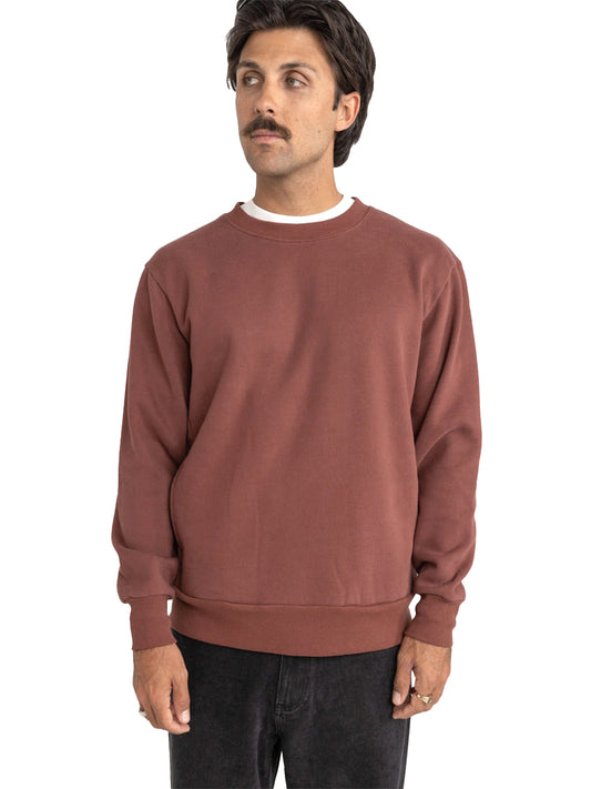 Classic Crewneck Sweatshirt - Merlot