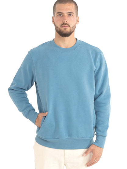 Classic Crewneck Sweatshirt - Mineral Blue