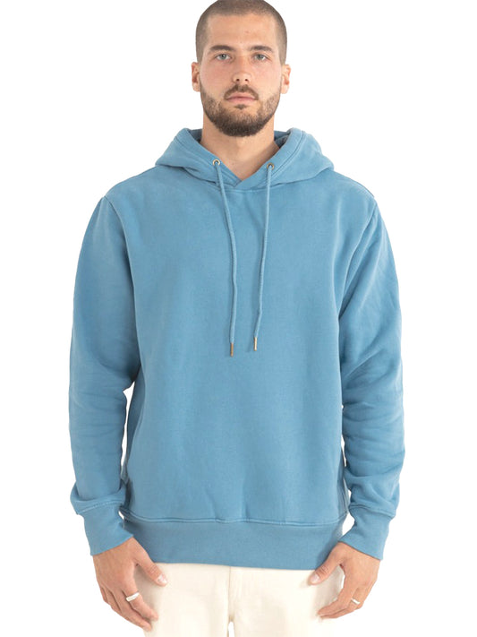 Classic Fleece Hood - Mineral Blue