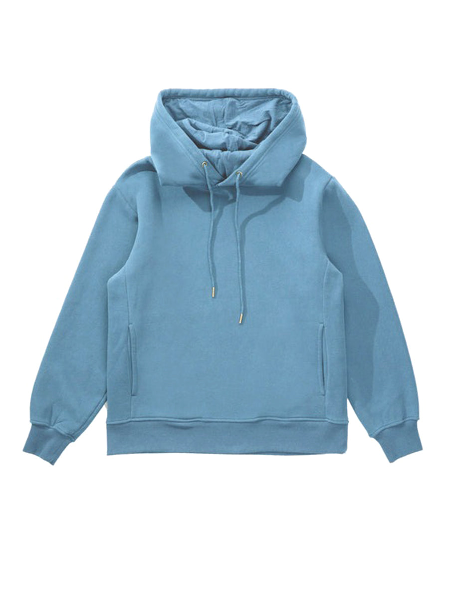 Classic Fleece Hood - Mineral Blue