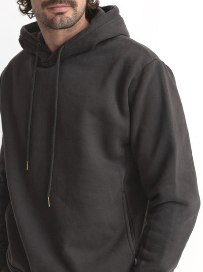 Classic Fleece Hood - Vintage Black