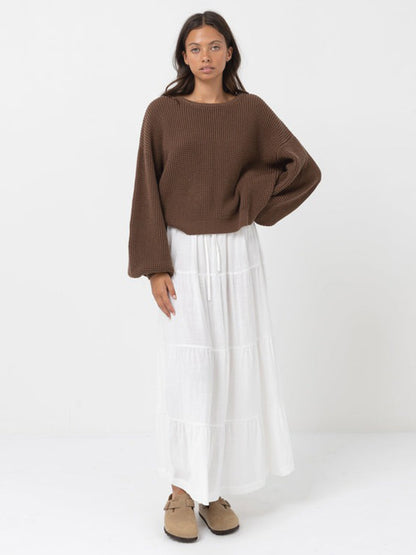 Classic Knit Jumper - Chocolate
