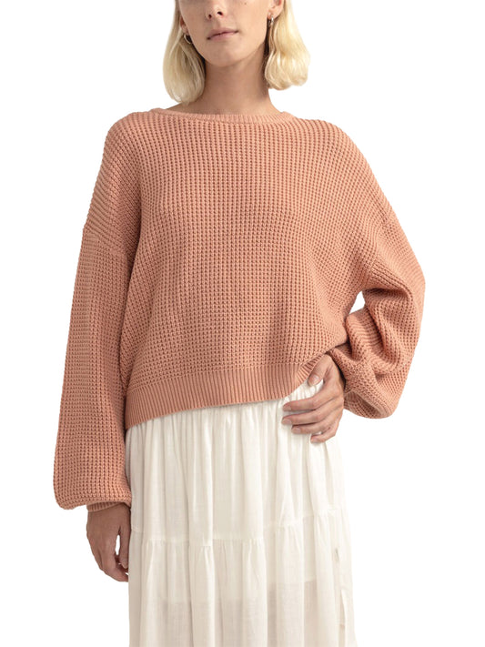 Classic Knit Jumper - Rose