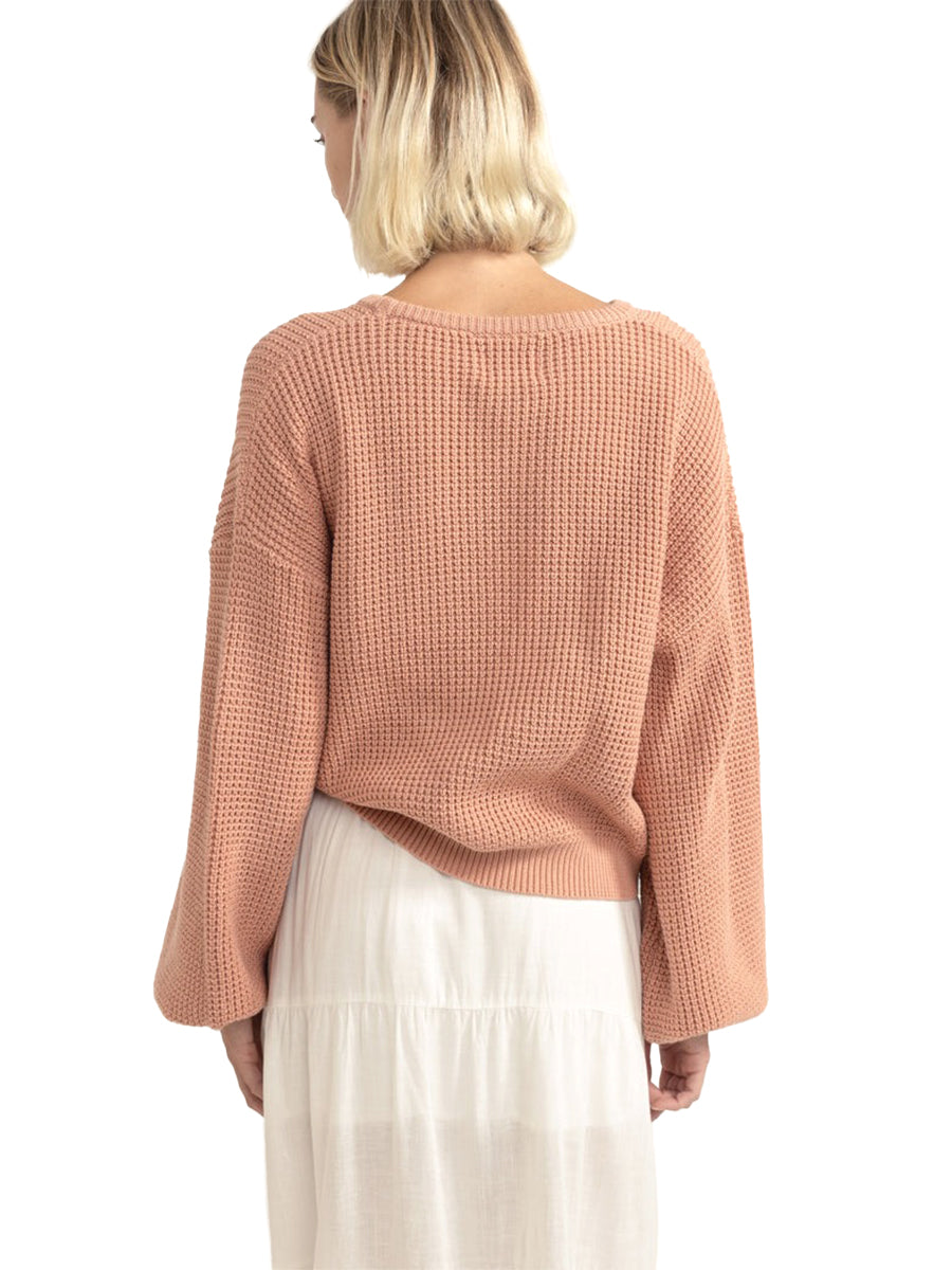 Classic Knit Jumper - Rose