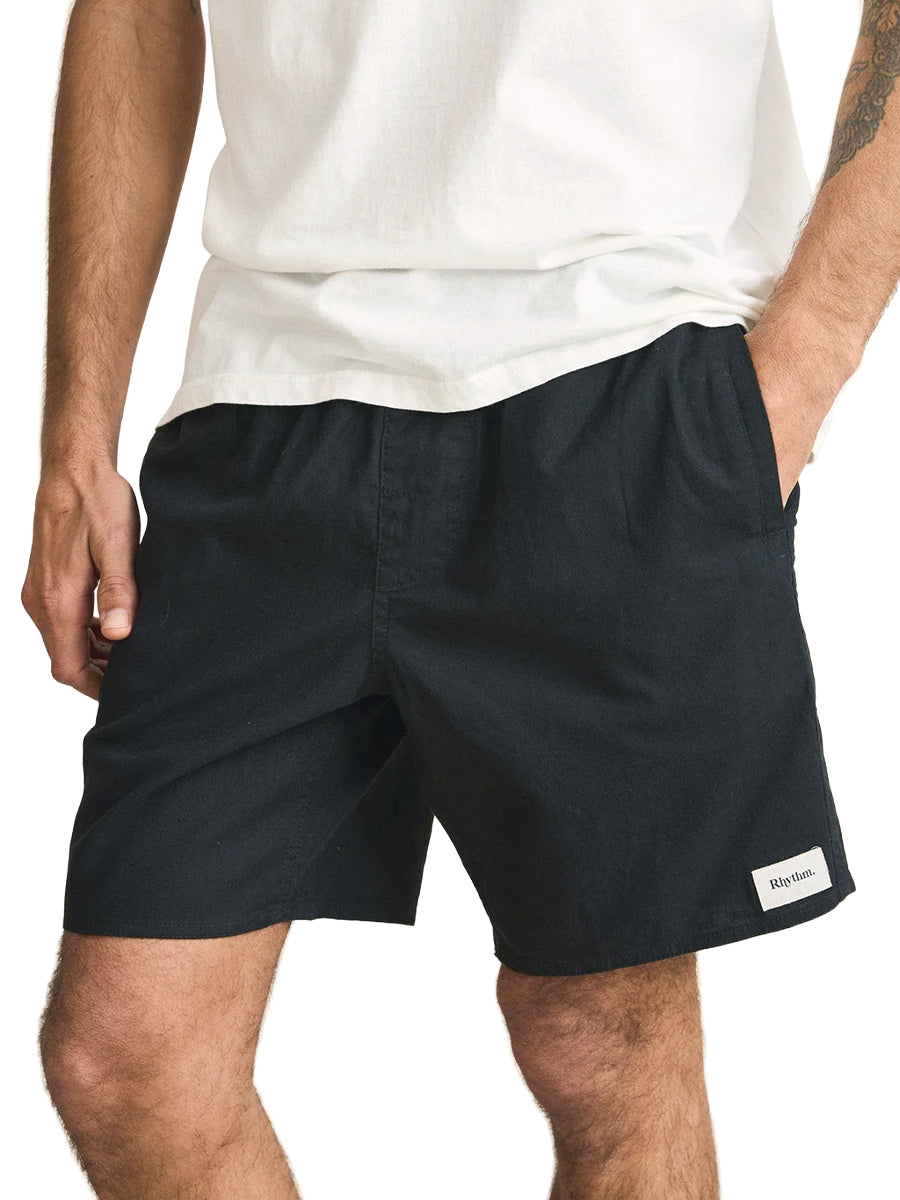 Classic Linen Jam Shorts - Vintage Black