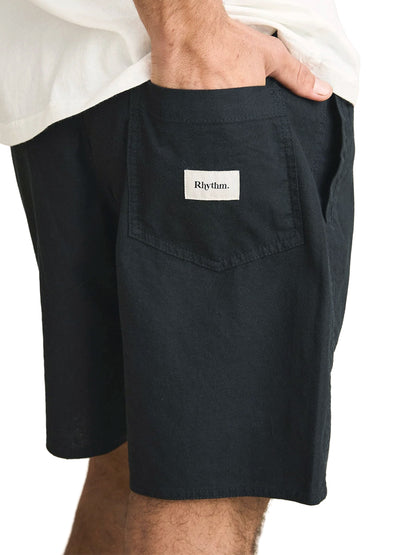 Classic Linen Jam Shorts - Vintage Black