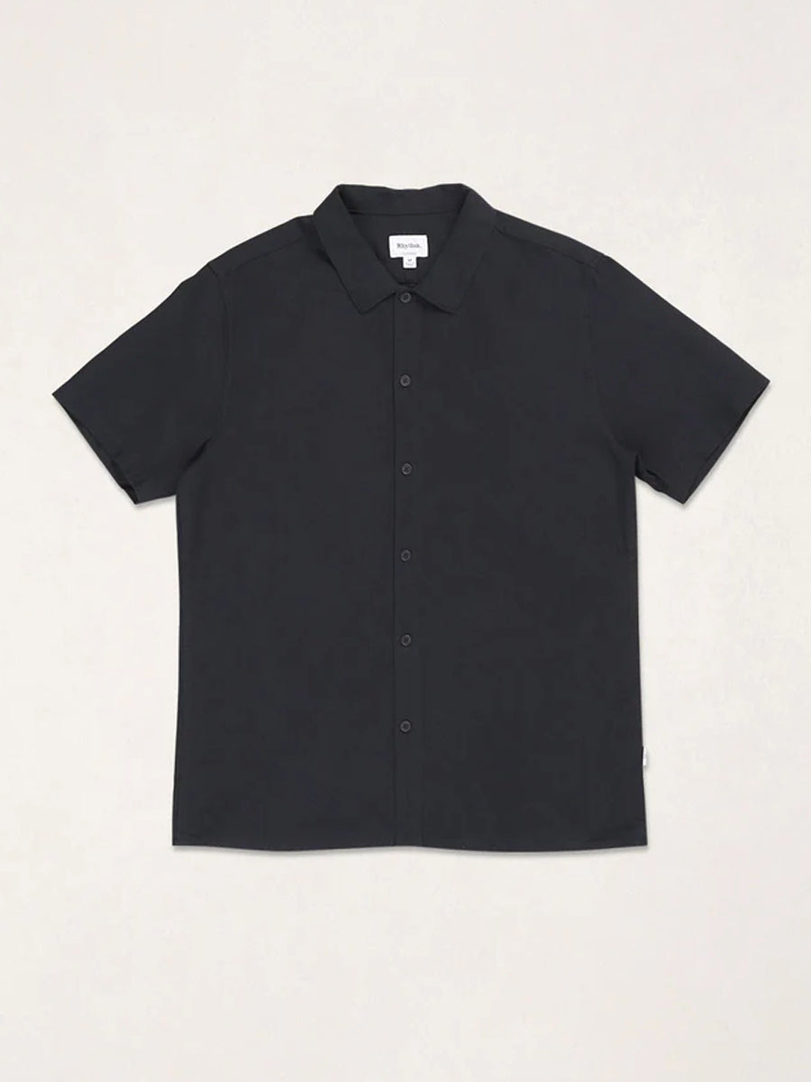 Classic Linen Short Sleeve Shirt - Vintage Black