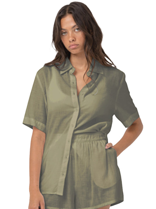 Classic Lounge Shirt - Olive