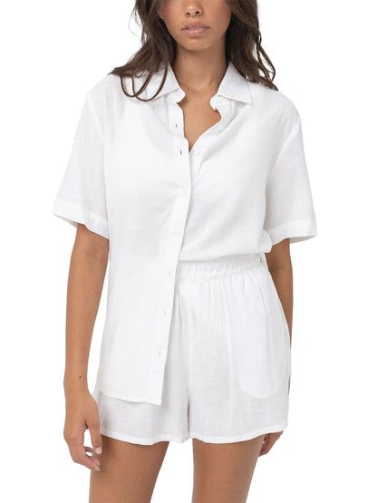 Classic Lounge Shirt - White