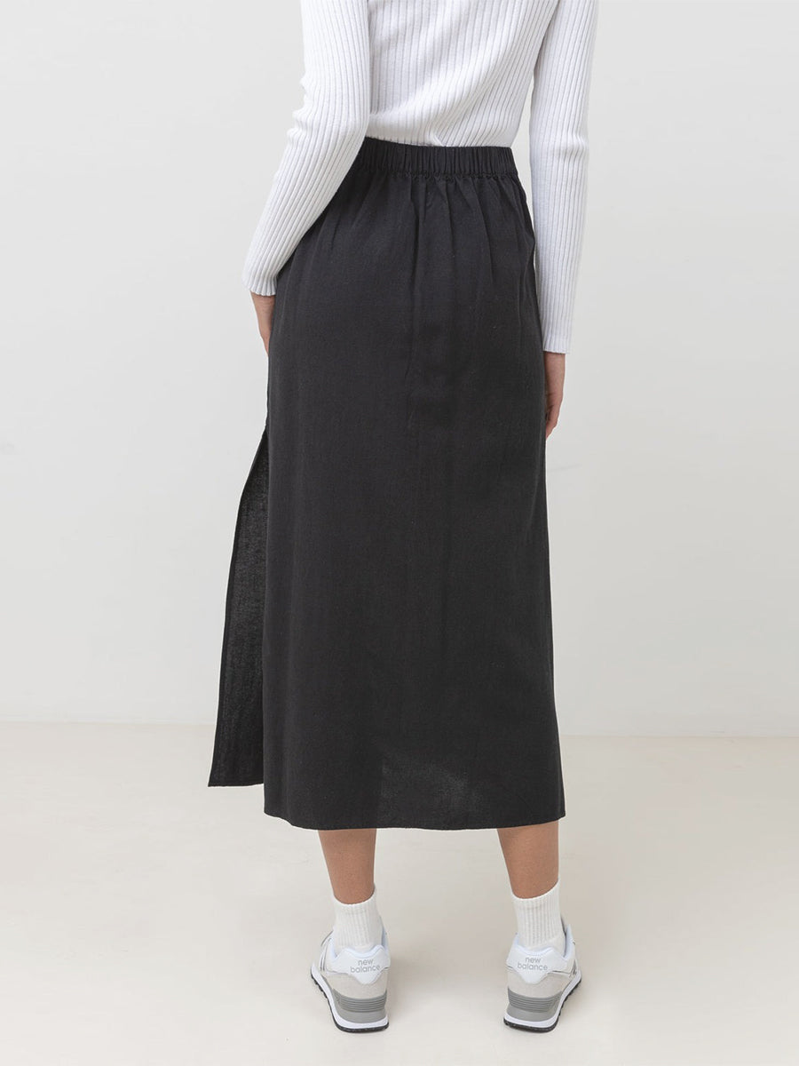 Classic Midi Skirt - Black