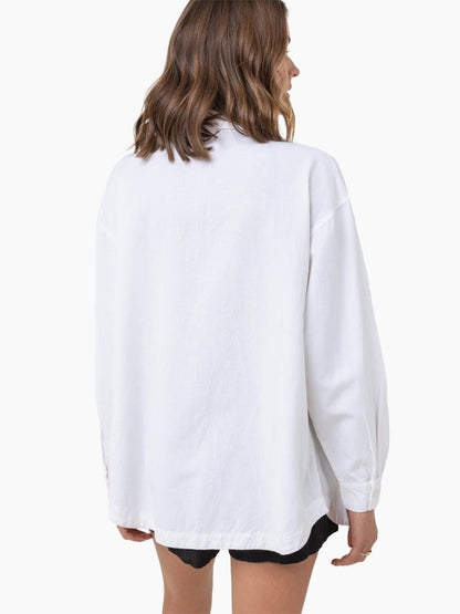 Classic Oversized Shirt - White