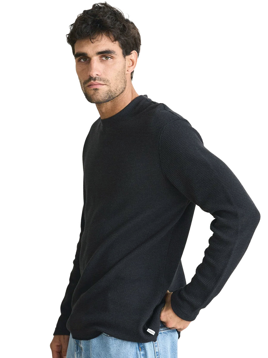 Classic Waffle Knit - Vintage Black