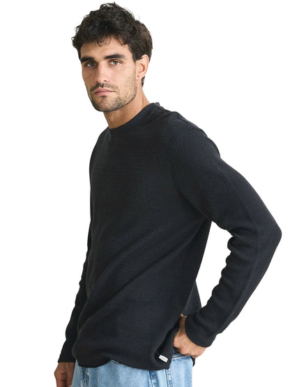 Classic Waffle Knit - Vintage Black