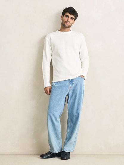 Classic Waffle Knit - Vintage White